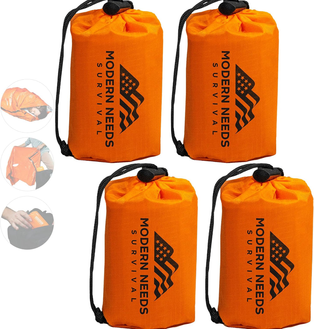 MODERN NEEDS Emergency Sleeping Bag Survival | Emergency Blanket, Bivy Sack &...