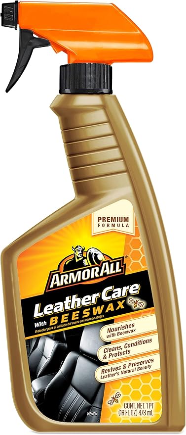 Armor All Car Leather Care Spray Bottle, Cleaner (6 Pack)