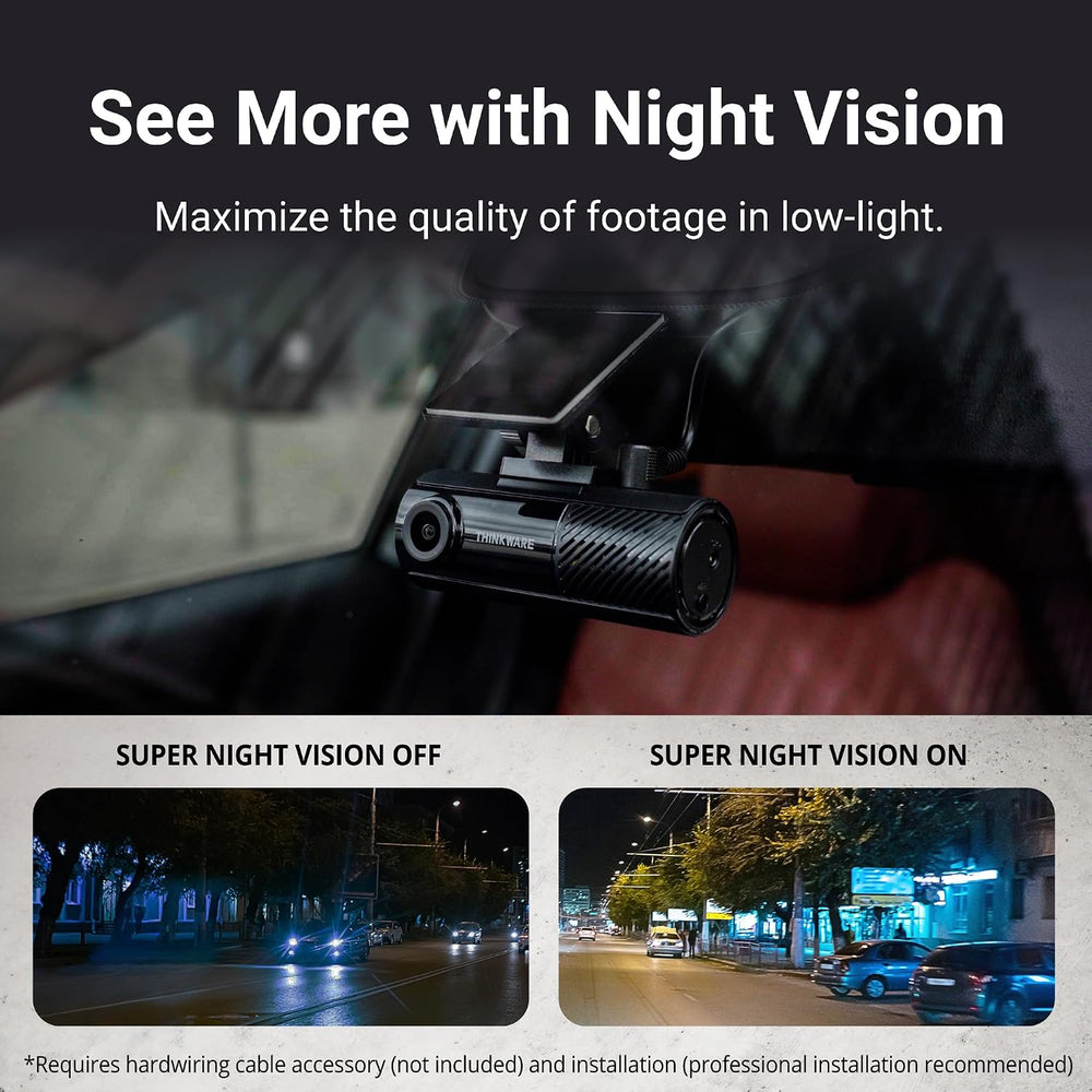 Thinkware Dash Cam, F70 PRO - 1080p FHD, Wi‑Fi, Smart Parking Mode with Super...
