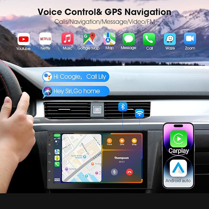 Wireless CarPlay Screen for Car & Android Auto Head Unit (25 Sets)