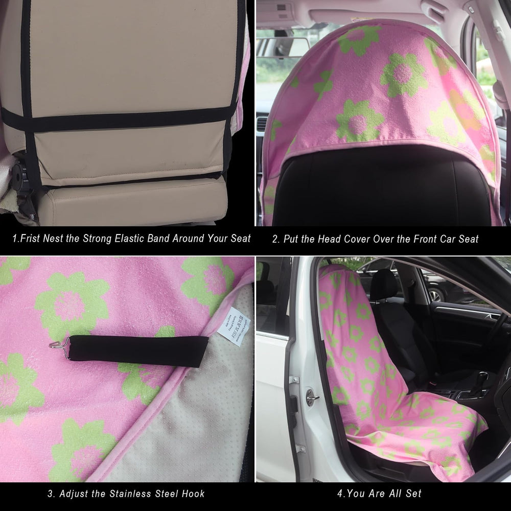 Car Seat Cover Protector Front Seats,for Gym Workout,Running,Swimming,Beach a...