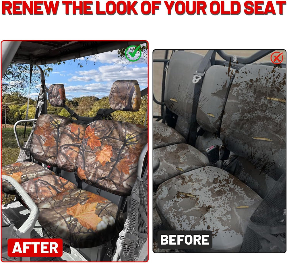 StarknightMT UTV Defender Seat Cover Compatible with Can Am Defender DPS MAX ...