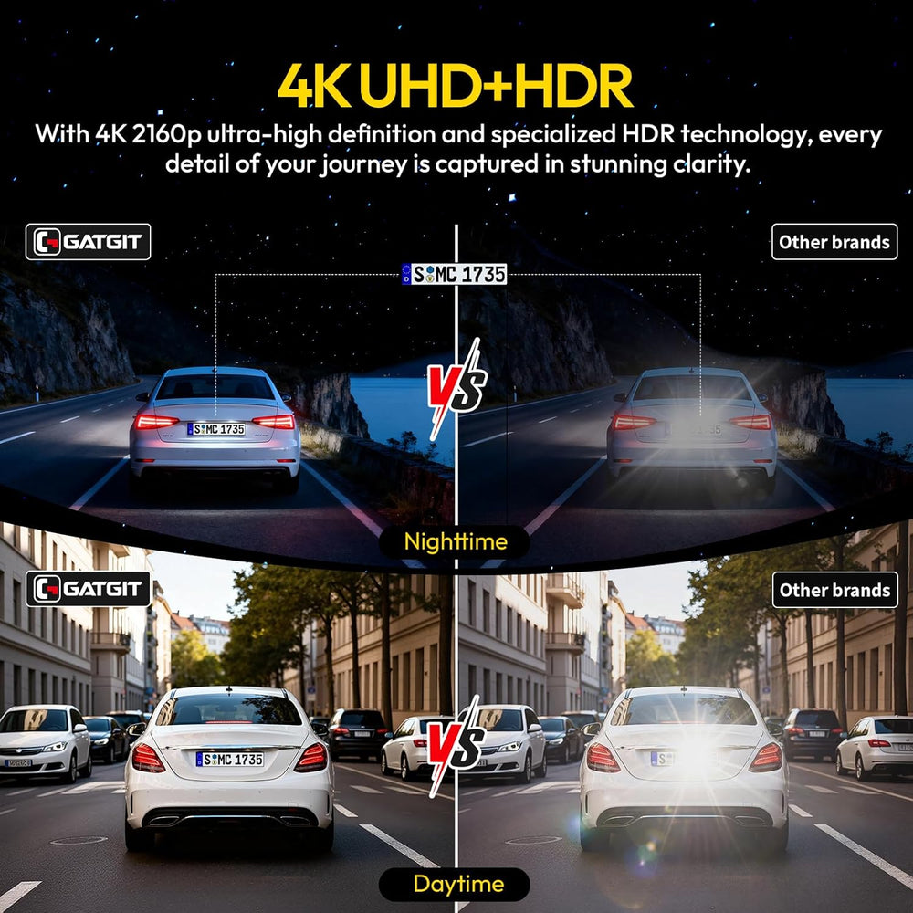 OEM Style hidden 4K Dash Cam for Ford F150 2018-2026 F250/F350/F450