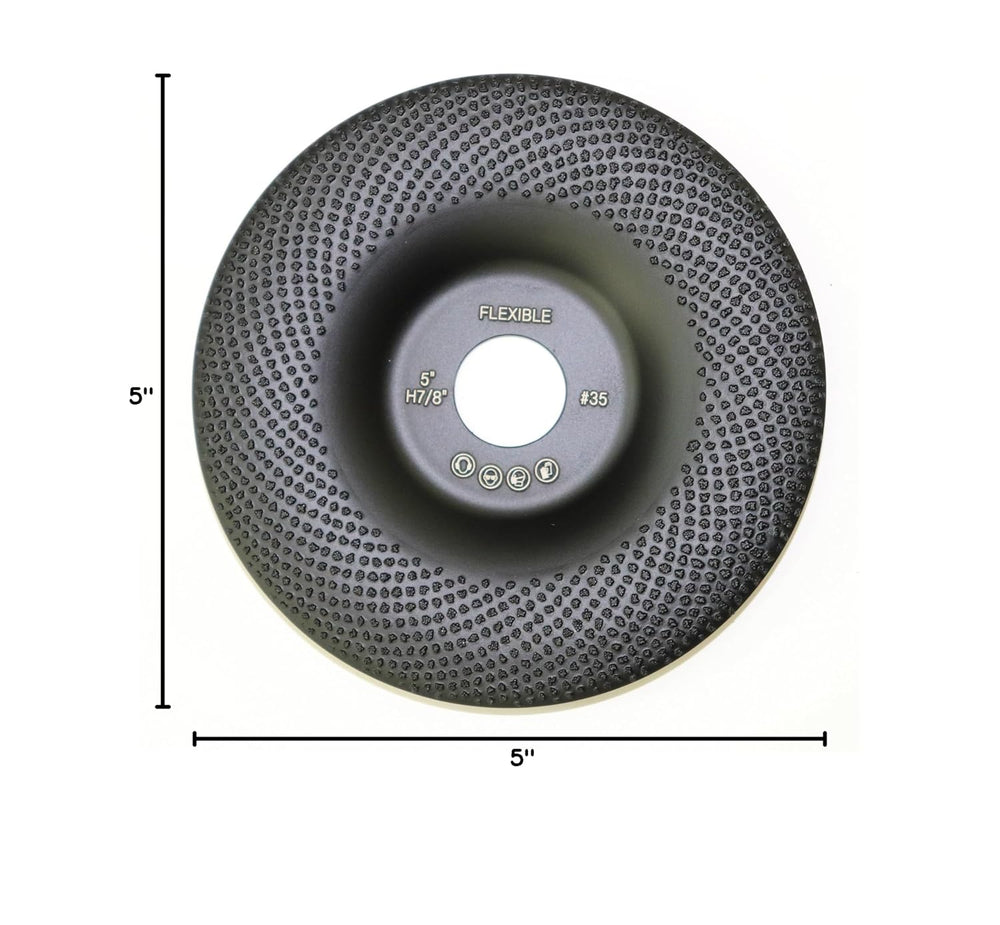 Flexible 5" Diamond Cup Grinding Polishing Disc Wheel with RCD Newest Te...