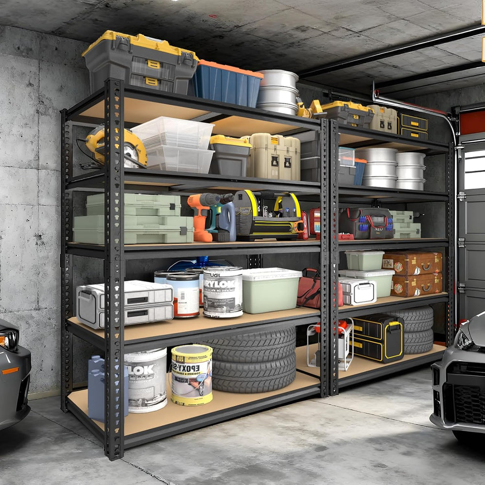 Garage Racks for Storage๏ผ5-Tier Adjustable Garage Shelving Storage Shelves,24...