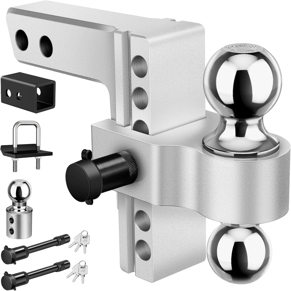Kohree 6" Adjustable Trailer Hitch for 2" & 2.5" Receiver,...