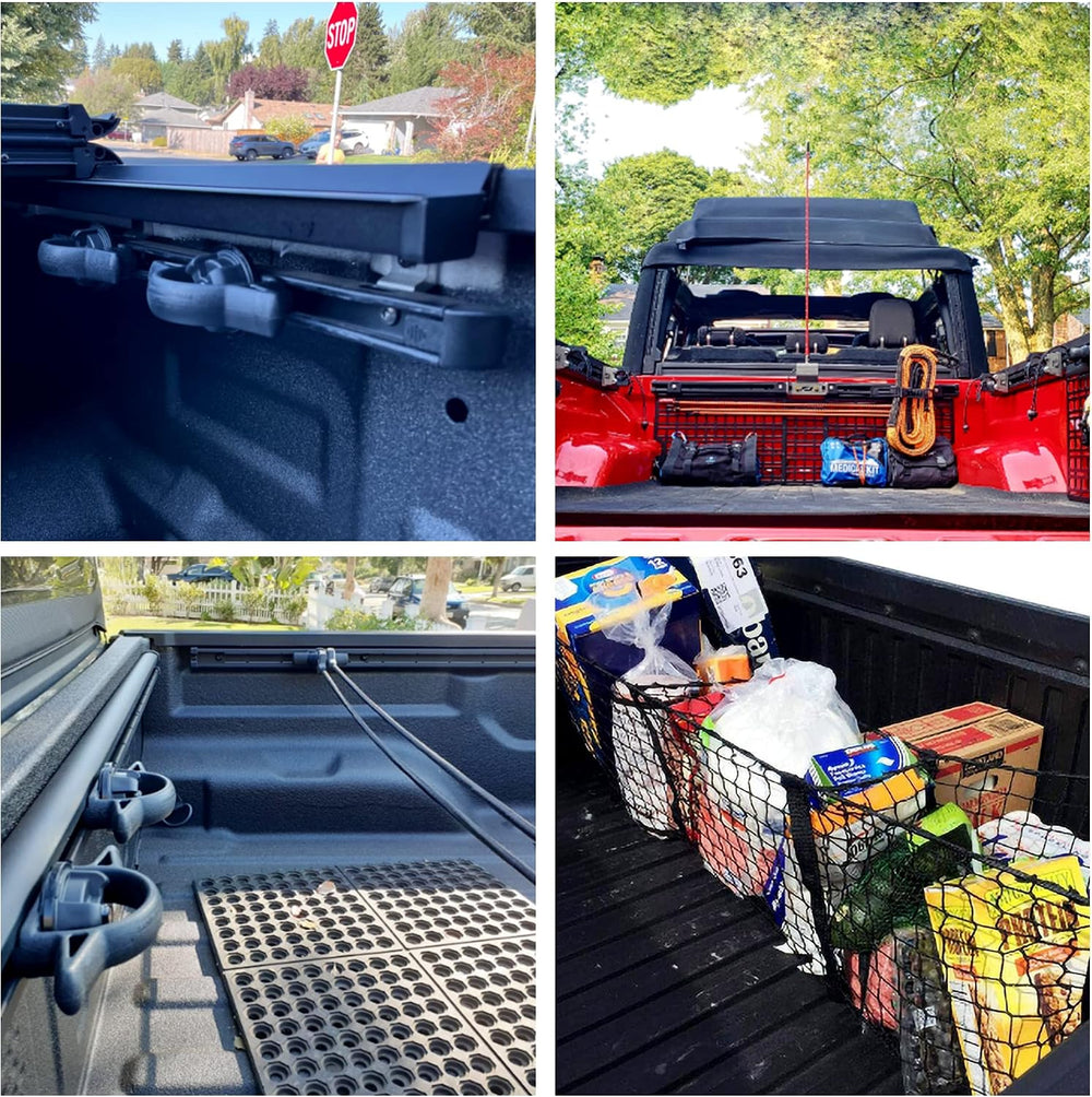 Bed/Trail/Truck Rail System, Fit for 2020-2026 Jeep Gladiator