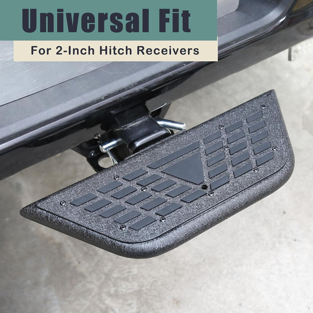 Universal Hitch Steps for Pickup Truck - Anti-Slip Solid Trailer Hitch Step f...