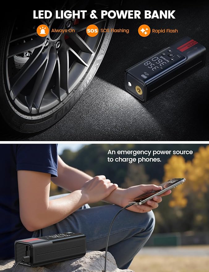 Lamicall Portable Car Tire Inflator