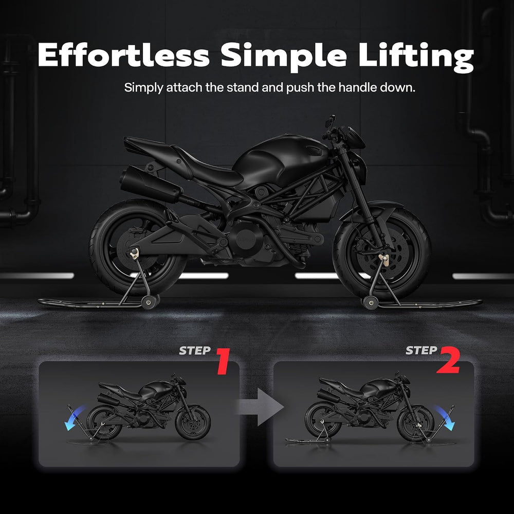SPECSTAR Motorcycle Stands 882 Lbs Capacity, Black