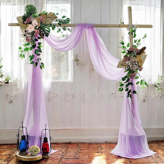MDS Halloween Chiffon Draping Fabric - 2 Panel, 30" Wide x 100ft Long - ...