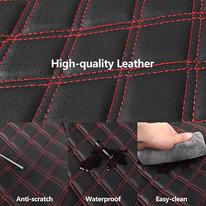 Leather Car Seat Covers, Breathable and Waterproof Napa Leather Automotive Seat