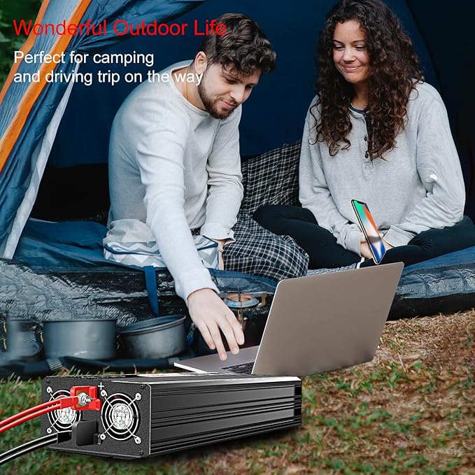 Xijia 3000W Pure Sine Wave Inverter DC 72V to AC 120V 60HZ Solar Converter
