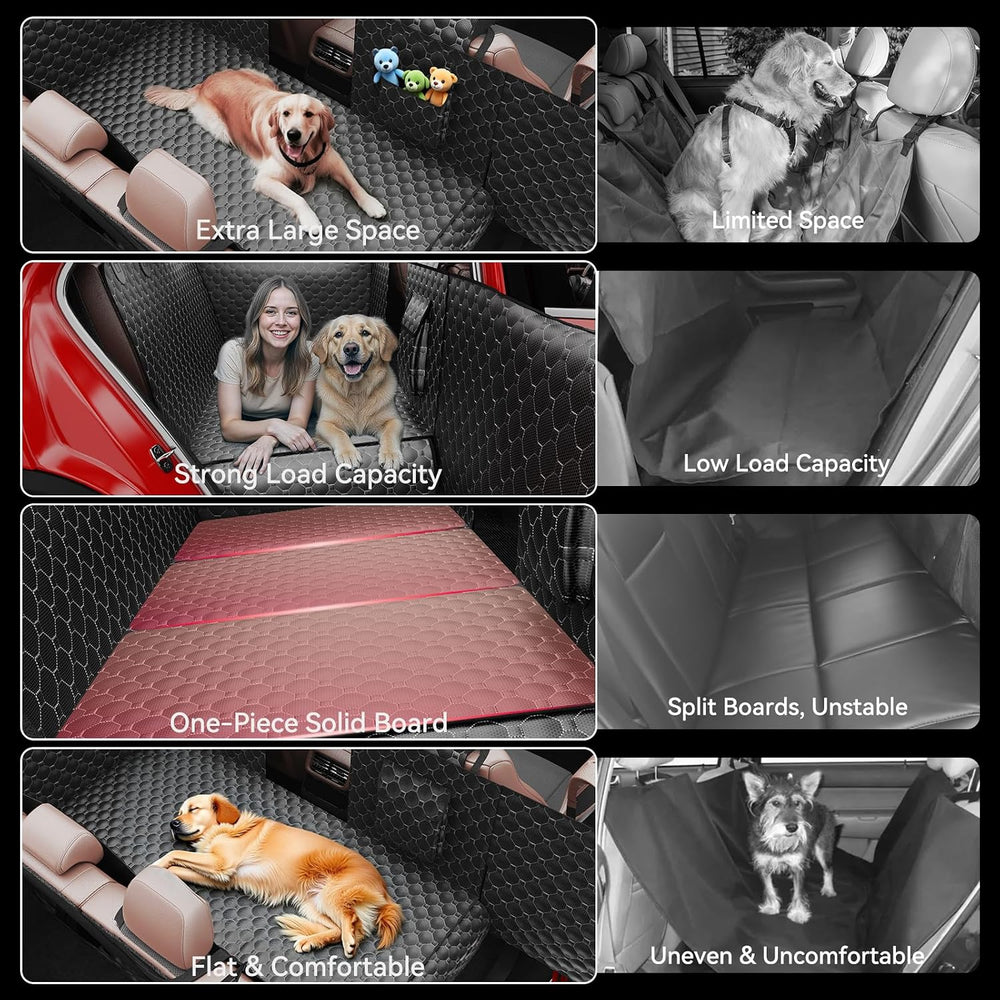 Hard Bottom Dog Car Seat Cover for Cars SUVs & Small Trucks