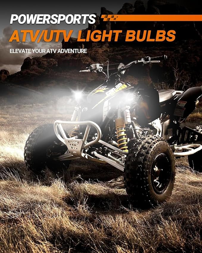SEALIGHT X4I H7 Bulbs, 55000LM Super Bright H 7 Fog Bulbs (2 Pack)
