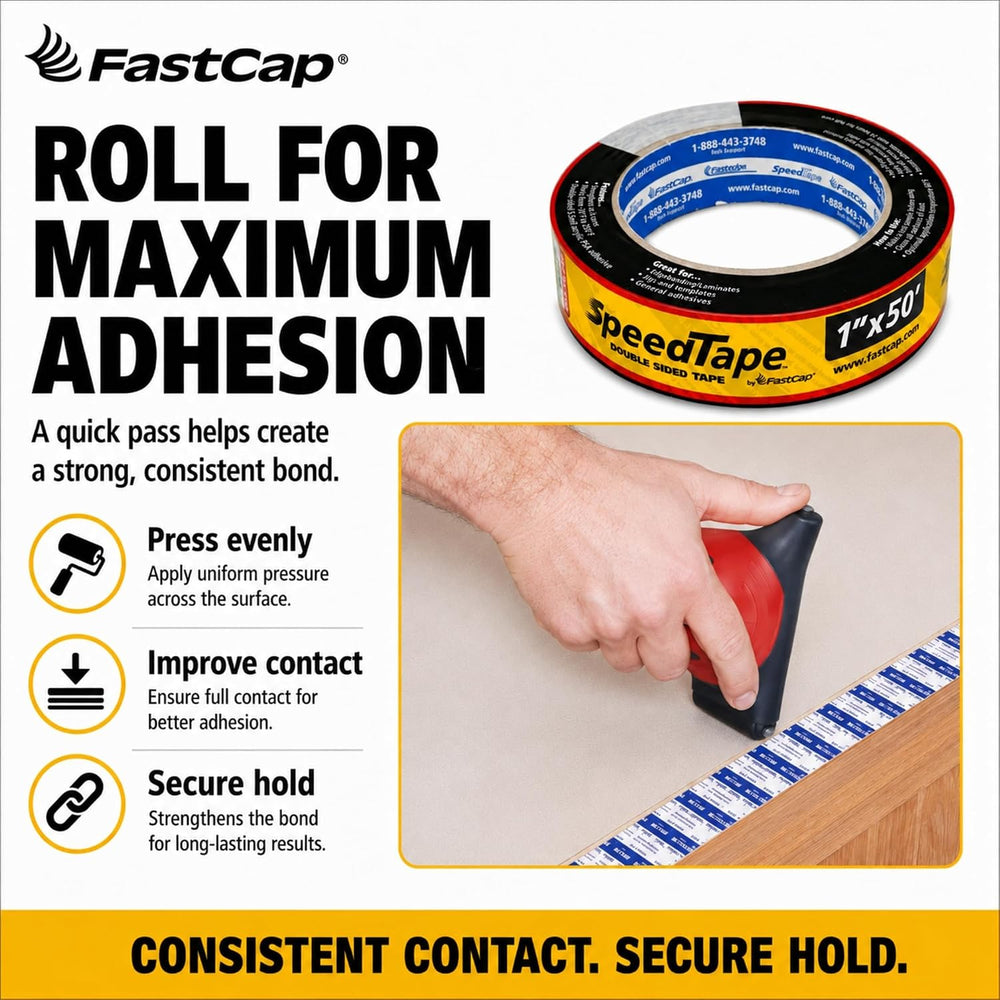 FastCap SpeedTape Double Sided Adhesive Tape, 1" x 50'