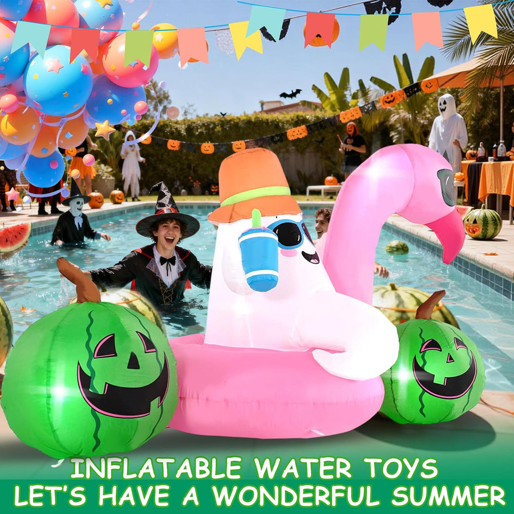 6FT Elf Firebird Swimming Ring is an Outdoor Inflatable Decoration with Built...