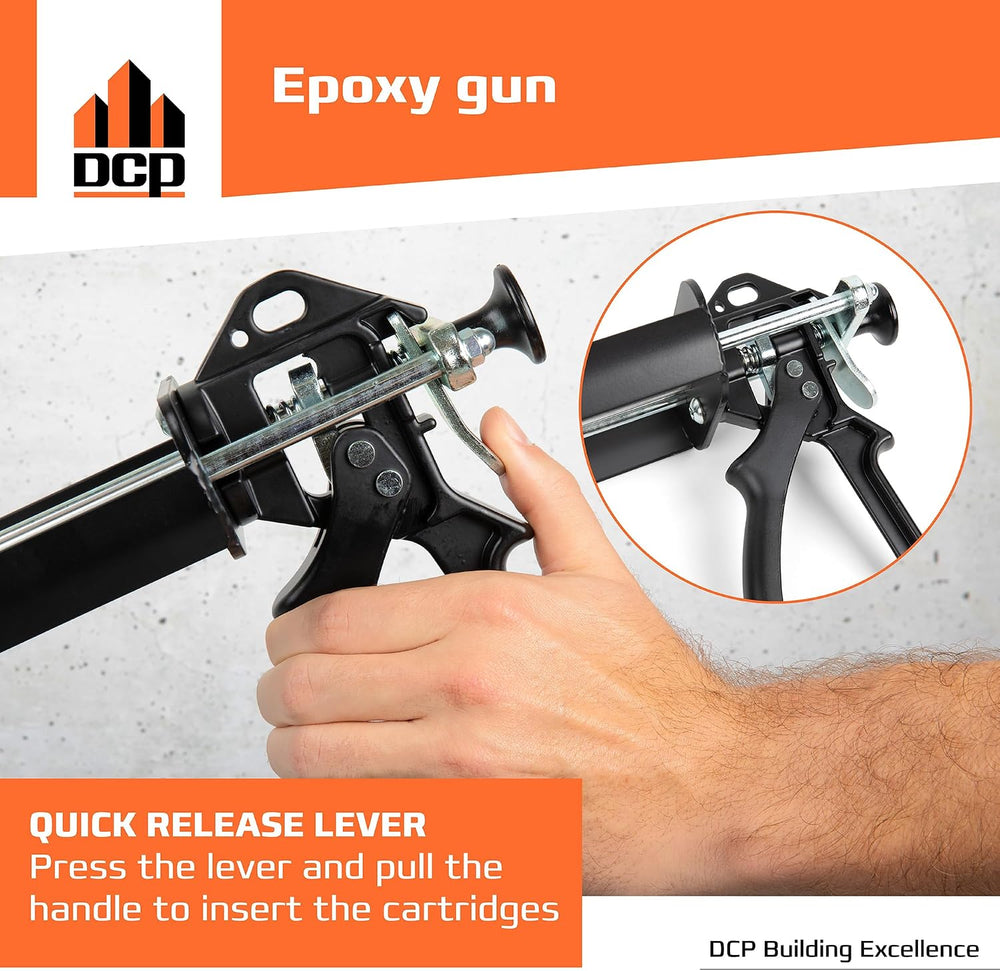 DCP Professional Epoxy Gun Dual Cartridge for 20.2 and 22 fl.oz. | 600 ml and...