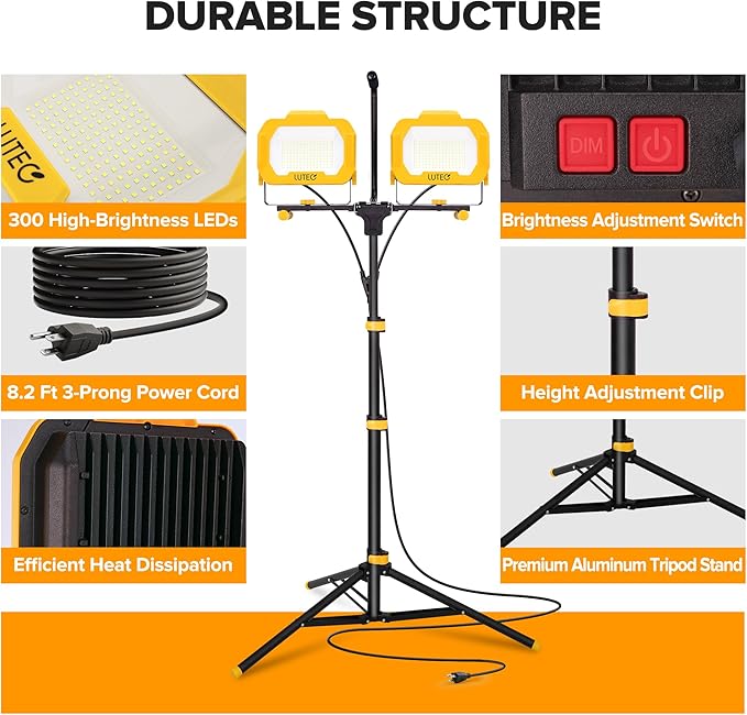 LUTEC 25000 Lumen LED Work Lights
