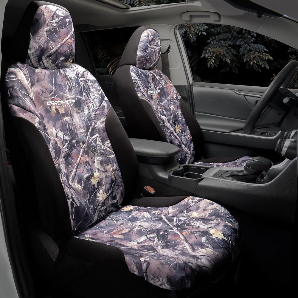 Premium Camo Front Seat Covers – Waterproof Wear Resistant Neoprene & Oxf...