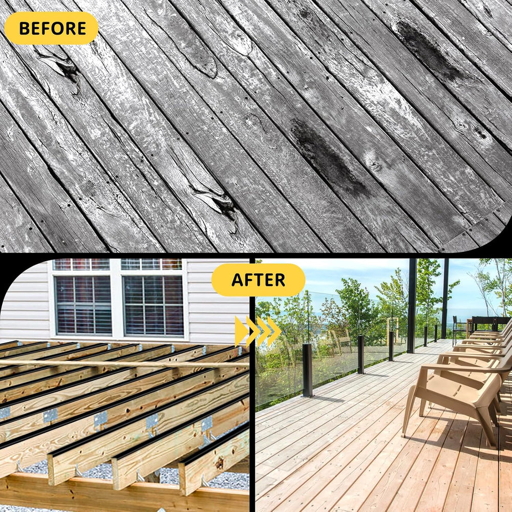 Joist Tape for Decking 2'' X 50', 4 Rolls Waterproof Deck Tape