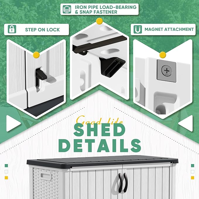 Devoko Outdoor Storage Cabinet 26 Cu Ft