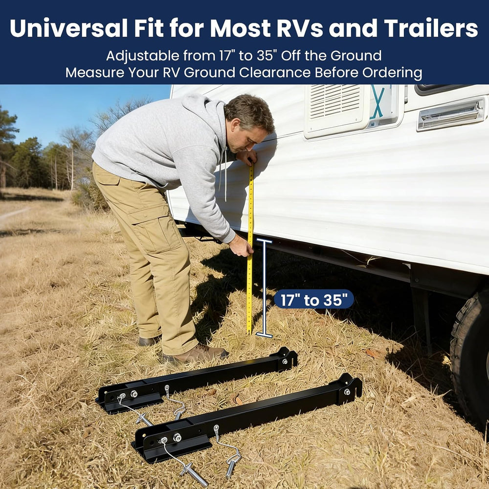 Aluminum I-Beam RV Stabilizer,Camper Wobble Jack Trailer Essentials