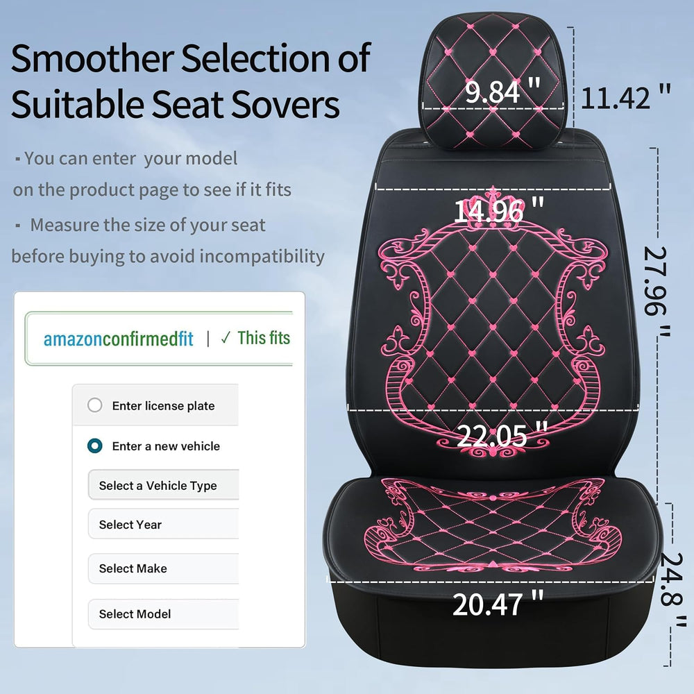 Leather Car Seat Covers,Full Coverage Seat Covers,Universal Automotive Seat C...
