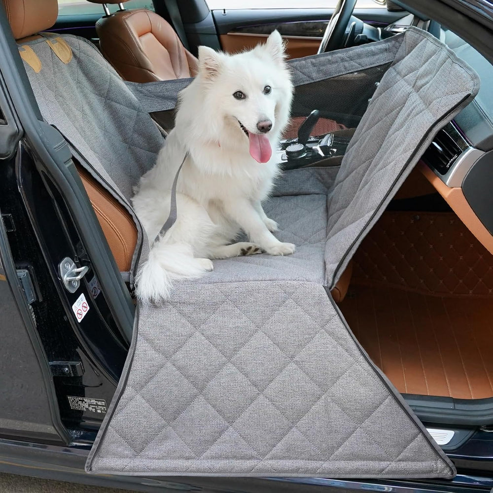Front Seat Dog Car Seat for Small/Medium Dogs with Door Protection โ Full Cov...