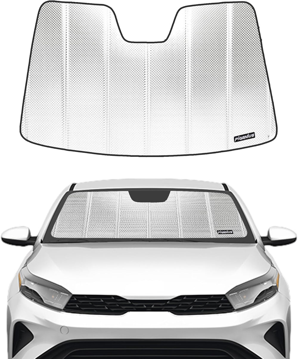Pigenius Windshield Sun Shade for 2019-2024 Kia Forte. Front Window Sunshade ...