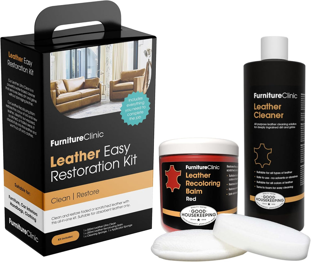 Furniture Clinic Leather Easy Restoration Kit | (4 Piece)