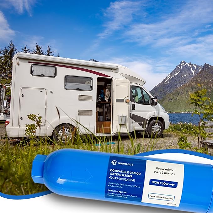 Hourleey 4 Pack RV Inline Water Filter