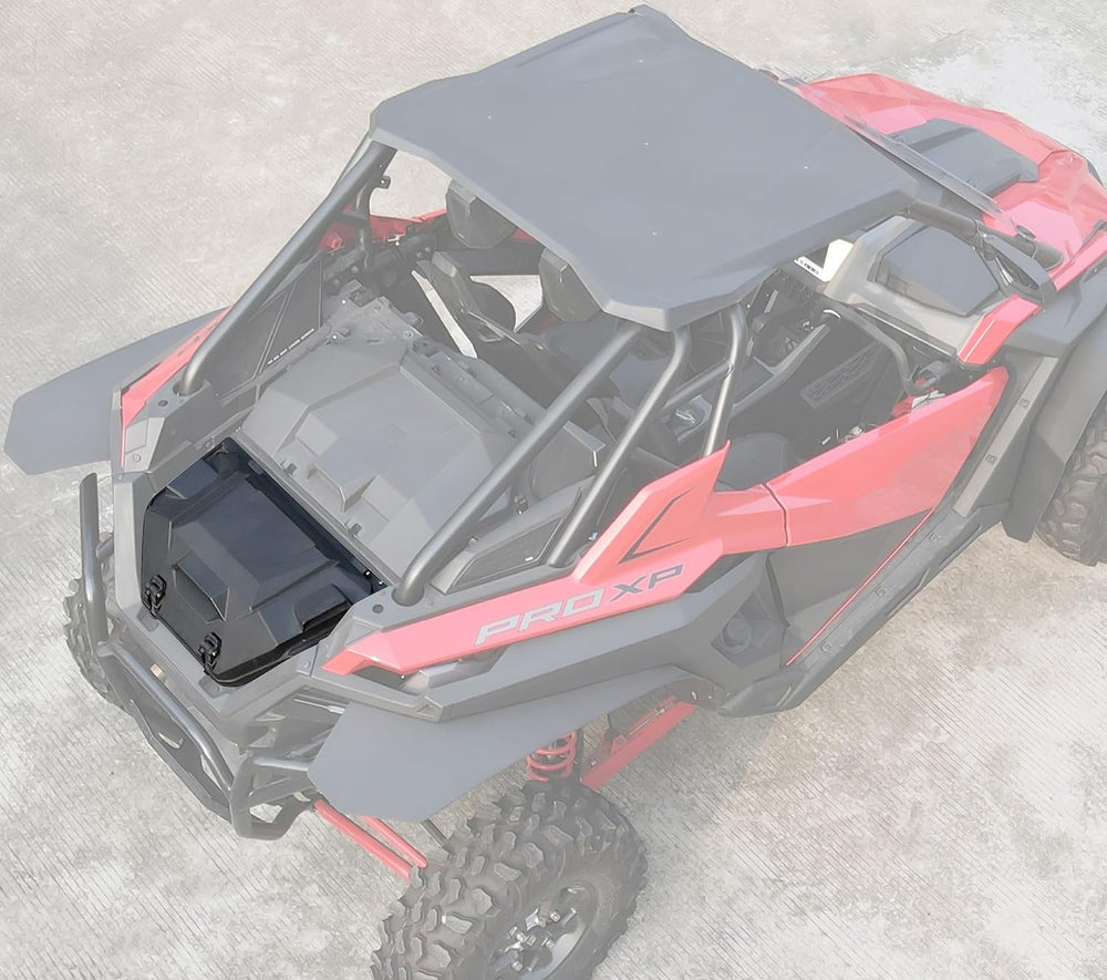 SAUTVS UTV Rear Cargo Box for RZR PRO XP/Turbo R 20-26, Poly Water Resistant ...