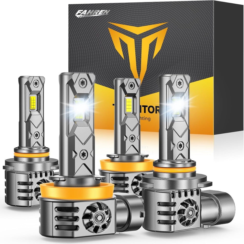 Termitor NextGen H11/H9/H8 9005/HB3 LED Bulbs Combo, Upgraded 100000LM 1400% ...