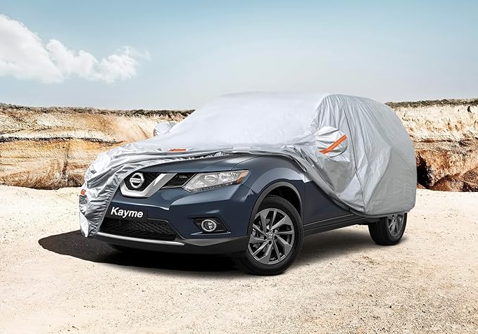 Kayme SUV Car Covers for Automobiles Waterproof All Weather Sun Uv Rain