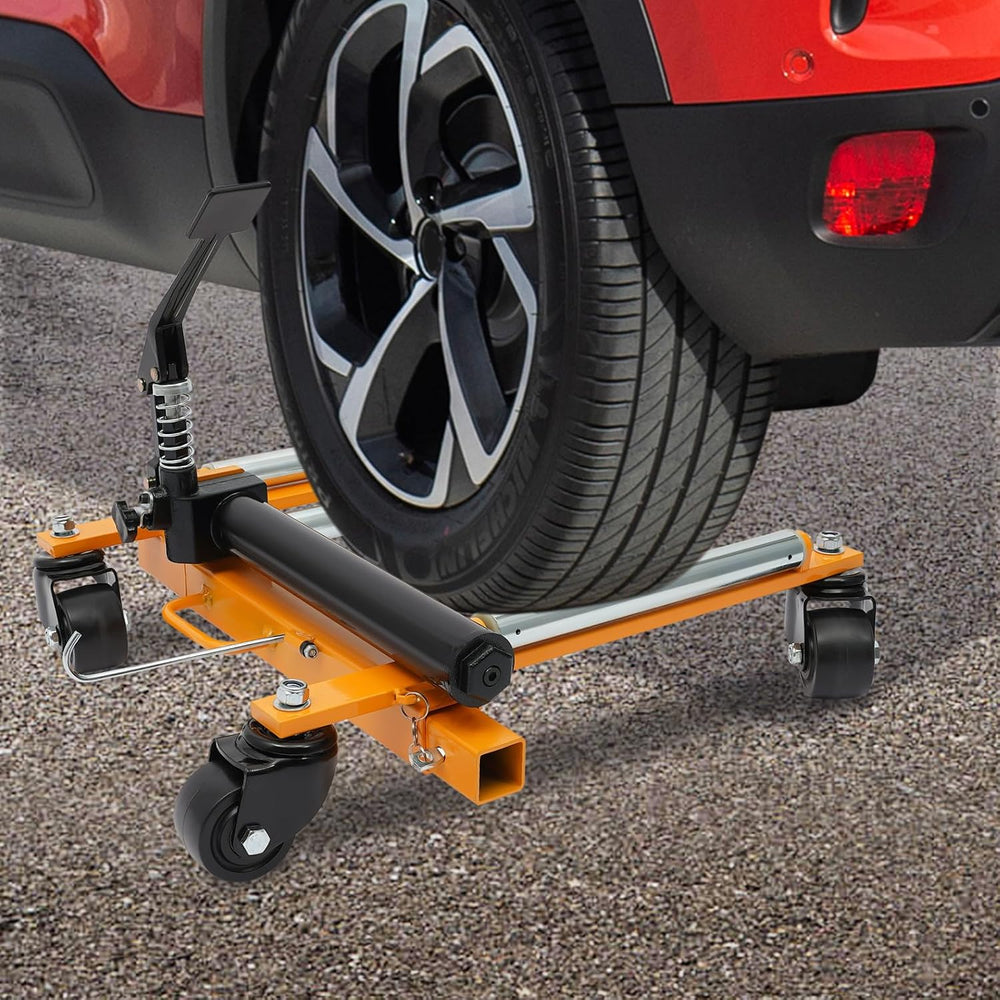 Car Wheel Dolly Jack Mechanical 2204-lbs Steel Car Moving Skates | 12'