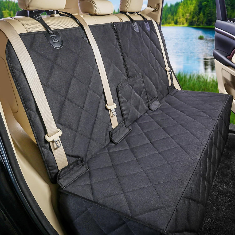 petalage Bench Dog Car Seat Cover for Back Seat Waterproof Seat Covers Durabl...