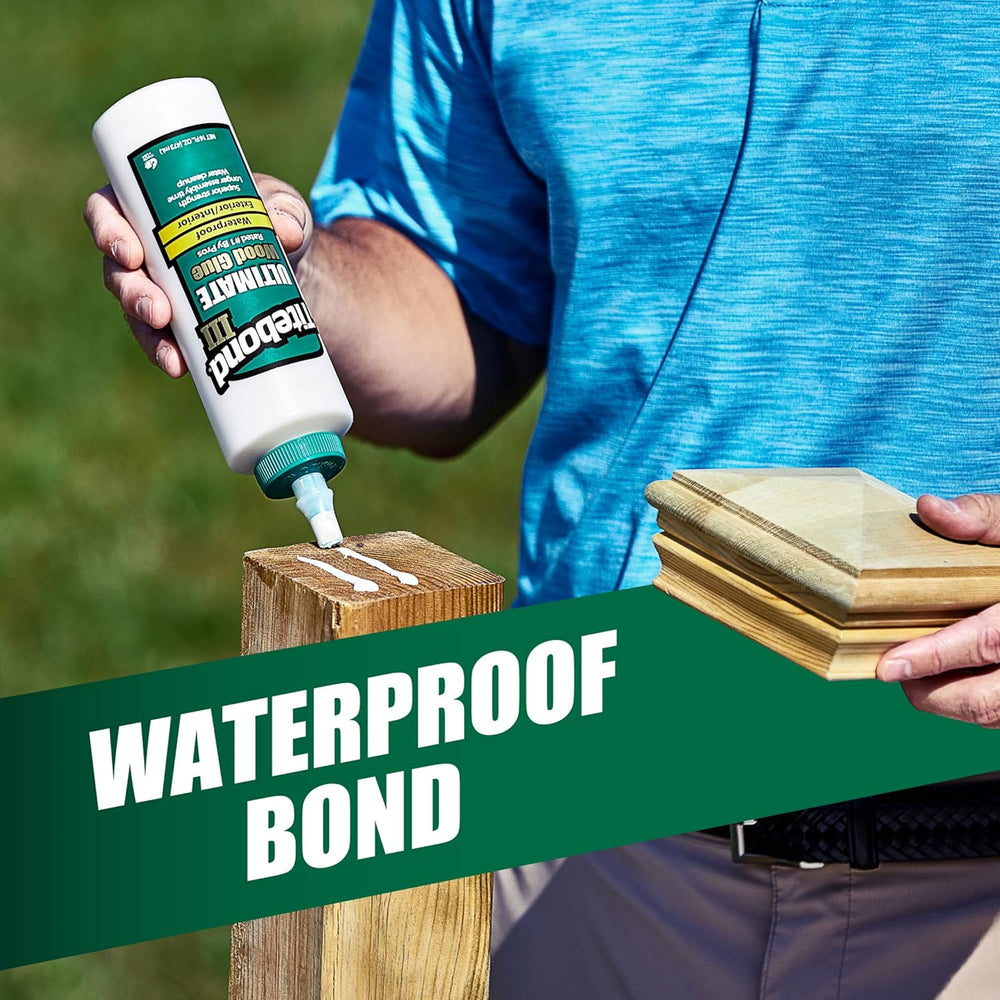 Titebond III Ultimate Wood Glue 16 Oz. (12 Pack) – Premium Professional Woodw...