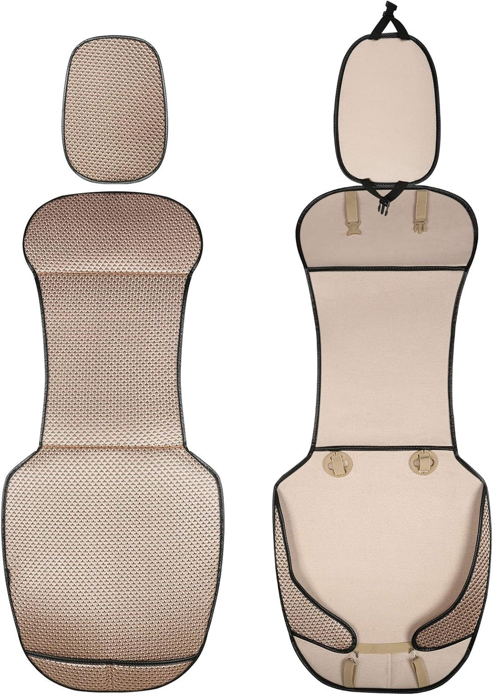 Auto Newer Luxury Breathable Car Seat Cover Fit Four Seasons, Universal Front...