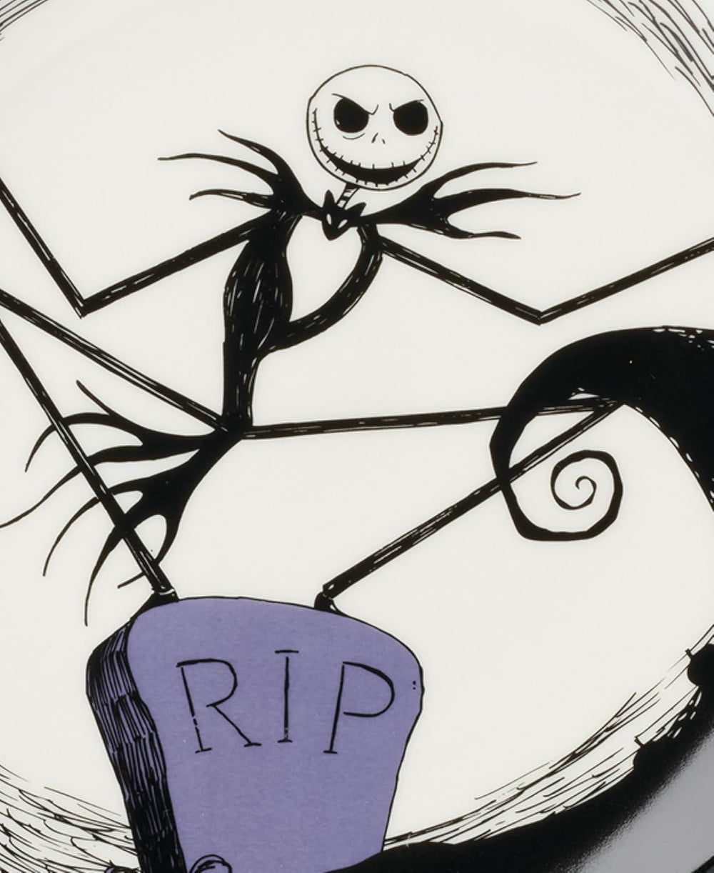 Lenox Nightmare Before Christmas Halloween Accent Plates, Appetizer Set