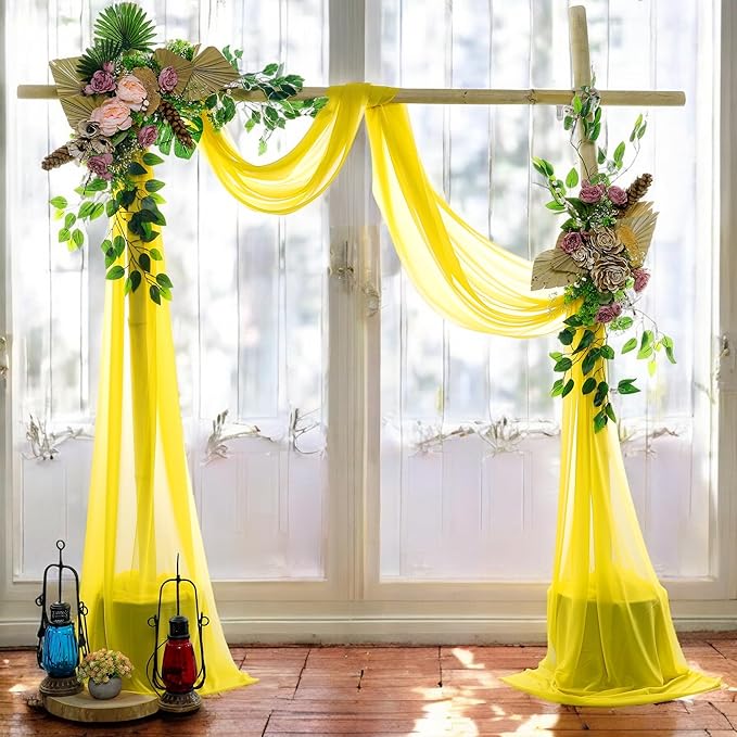 MDS Halloween Chiffon Draping Fabric - 1 Panel, 30" Wide x 40ft Long - S...