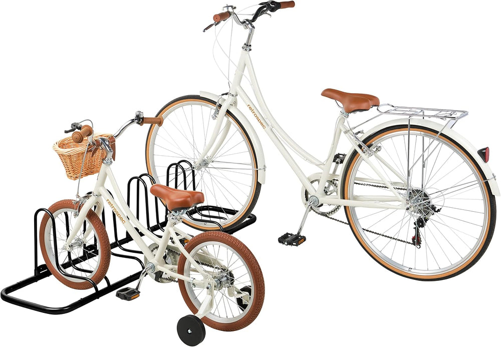 Retrospec Stash Rack Bike Floor Stand Bicycle Storage Organizer for Mountain ...