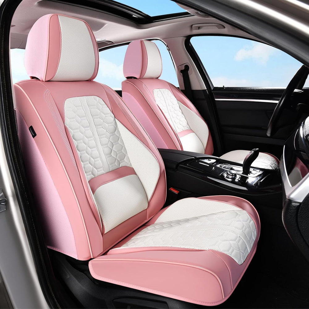 Huidasource Leather Seat Covers for Cars, Front and Rear Car Seat Covers Full...
