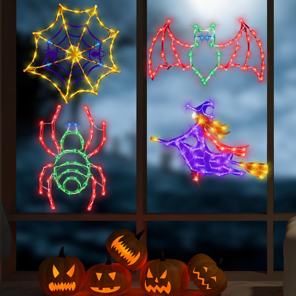 Halloween Decorations - 16" Halloween Window Silhouette Lights