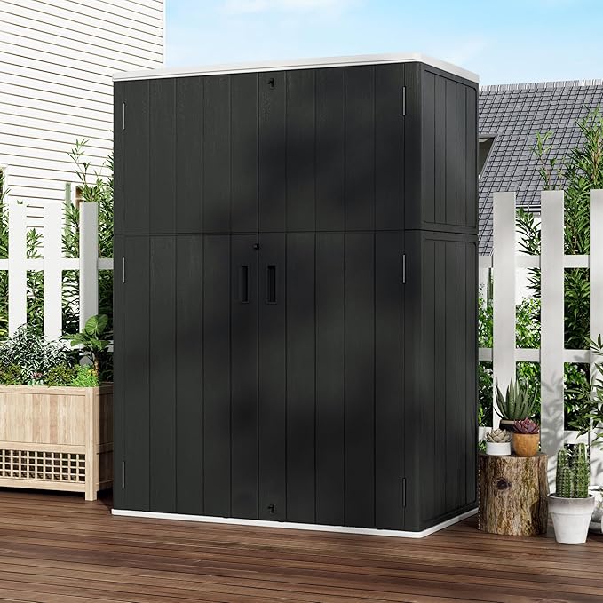 Vertical Outdoor Storage Cabinets, Plastic Sheds&Outdoor Storage