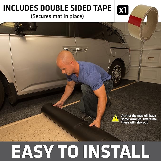 Drymate Garage Floor Mat, Protects Surfaces, Transforms Garage, Waterproof