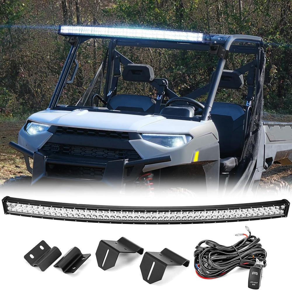 Dasen 50" Light Bar Kit Fit for Polaris Ranger XP 1000 900 570 2013-2025