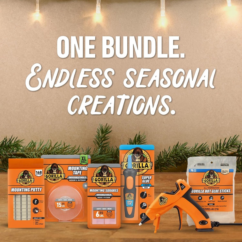 GORILLA Holiday Craft Bundle - Seasonal DIY Supplies for Christmas Decor
