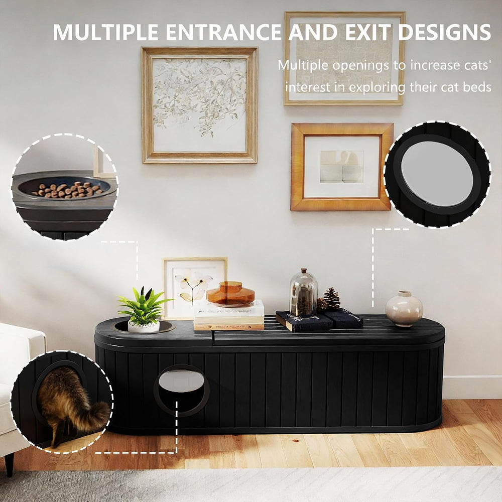 DRATO Outdoor Storage Box, Resin Deck Storage Box Waterproof Patio Storage Bo...