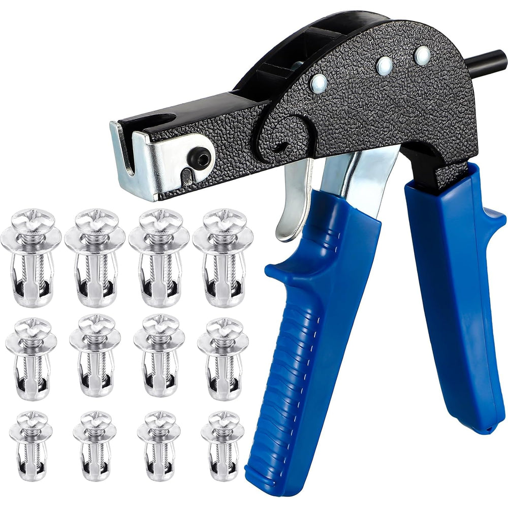 Yaocom 46 Pcs Hollow Door Anchors with Tool, Petal Nut for Drywall